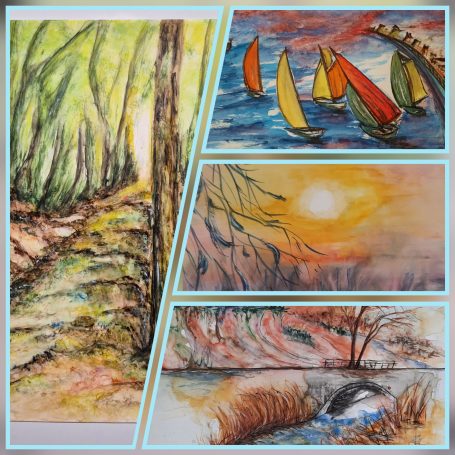 Diverse Aquarellbilder