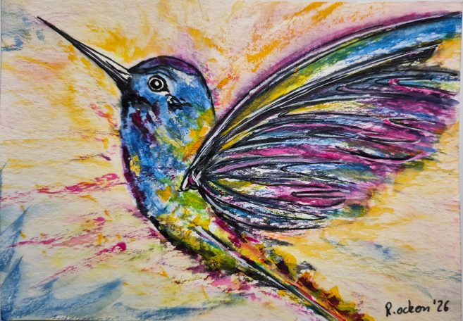 Bunter Vogel